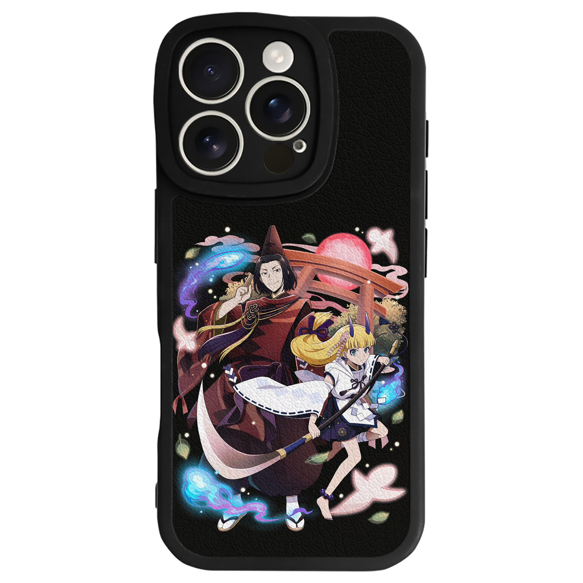 （画像用） 文豪ストレイドッグス Bungo Stray Dogs 【iPhone 16シリーズ対応】シリコンスマホケース（レザー調） 材質：シリコン